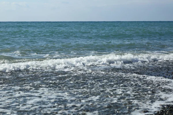 Sea Beach Riviera Sochi Russian Federation Selected Focus — Stock Photo, Image