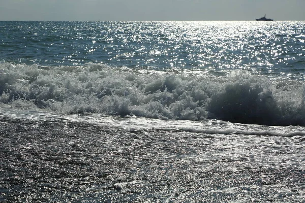 Sea Beach Riviera Sochi Russian Federation Selected Focus — Stock Photo, Image