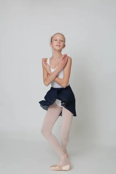 Hermosa Bailarina Estudio — Foto de Stock