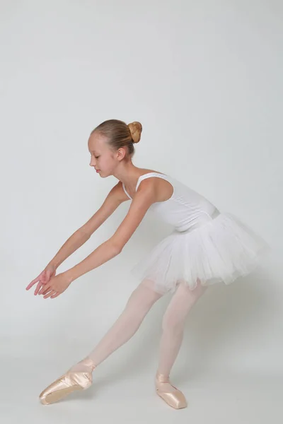Schöne Kleine Ballerina Studio — Stockfoto