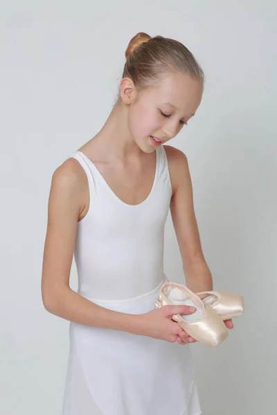 Vackra Lilla Ballerina Studio — Stockfoto