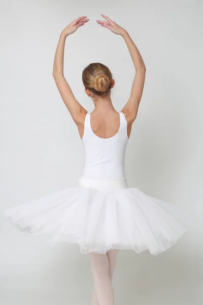 Beautiful Little Ballerina Studio — Stock Photo, Image