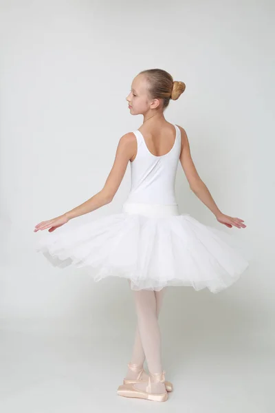 Vackra Lilla Ballerina Studio — Stockfoto