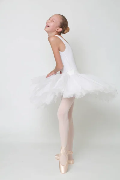 Beautiful Little Ballerina Studio — Stock Photo, Image