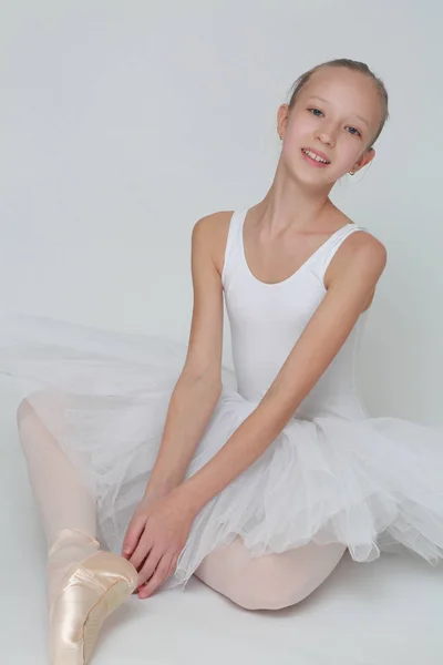 Vackra Lilla Ballerina Studio — Stockfoto