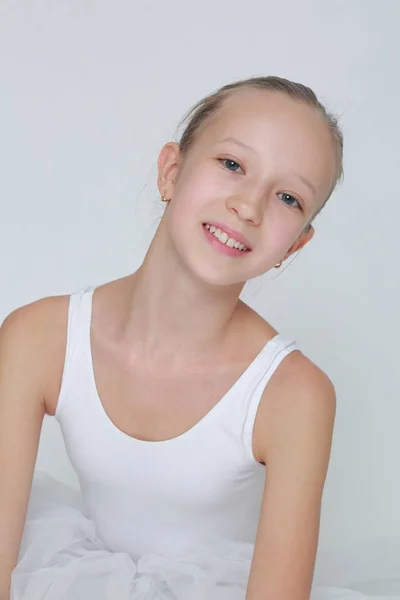 Schöne Kleine Ballerina Studio — Stockfoto