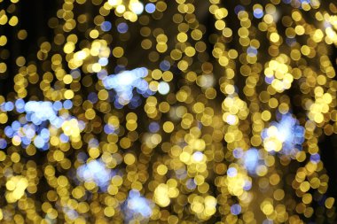 hiçbir odak Noel ışıkları açık