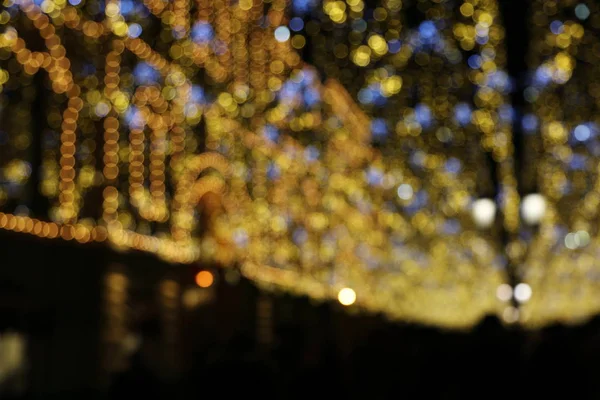 Aucun Foyer Lumières Noël Plein Air — Photo