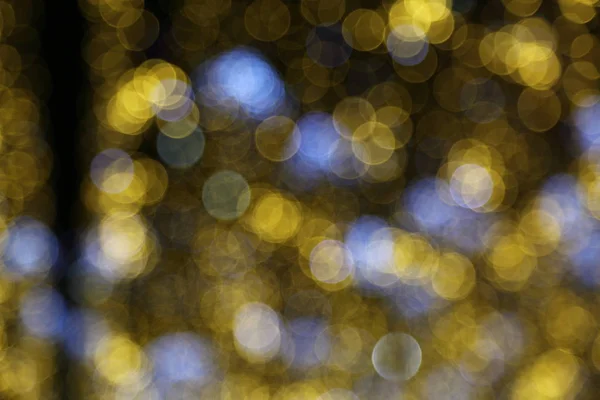 Hiçbir Odak Noel Işıkları Açık — Stok fotoğraf