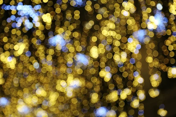 Nie Ostrości Christmas Lights Odkryty — Zdjęcie stockowe