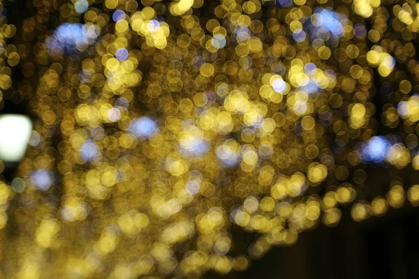 Hiçbir Odak Noel Işıkları Açık — Stok fotoğraf
