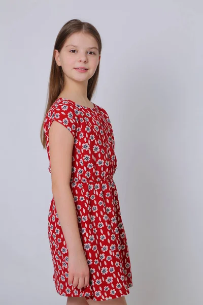 Portrait European Caucasian Teen Girl — Stock Photo, Image