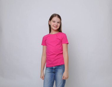 Bir model olarak genç kız