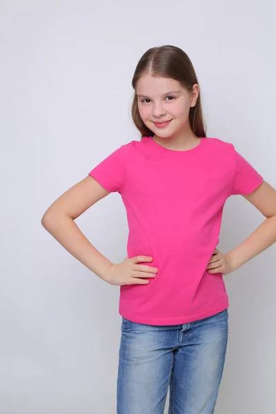 Teenie Mädchen Als Modell — Stockfoto