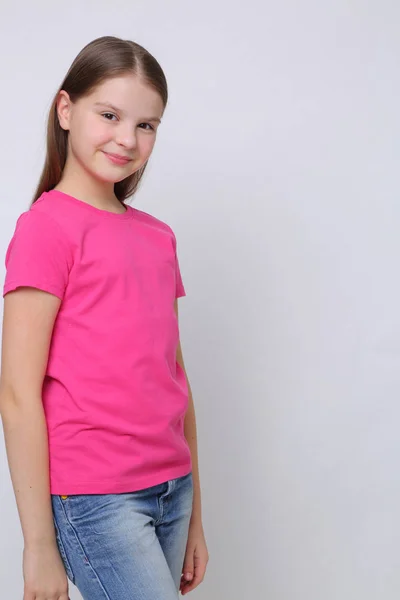 Teenie Mädchen Als Modell — Stockfoto