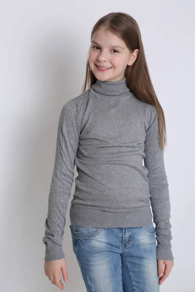 Teenie Mädchen Als Modell — Stockfoto