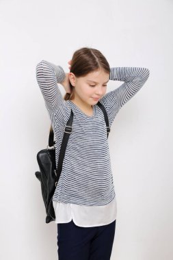 Okul teen küçük kız