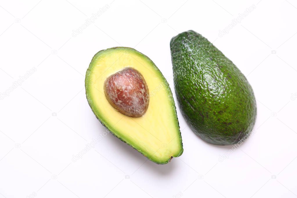 Organic and healthy fresh avocado