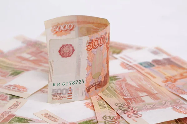 Image Studio 5000 Rublů Hotovostní Peníze Ruské Federace — Stock fotografie