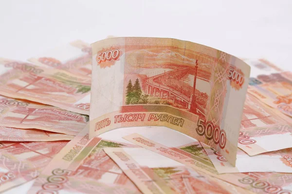 Image Studio 5000 Rublů Hotovostní Peníze Ruské Federace — Stock fotografie