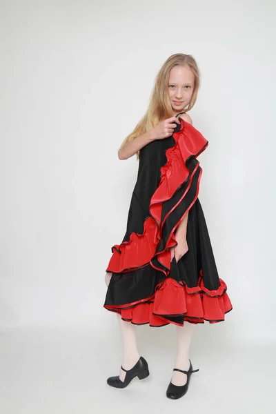 Studio Image Tanečnice Flamenca — Stock fotografie