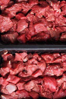 Studio resim sığır eti keser