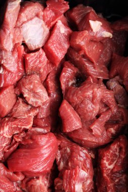 Studio resim sığır eti keser