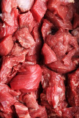 Studio resim sığır eti keser