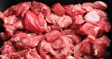 Studio resim sığır eti keser