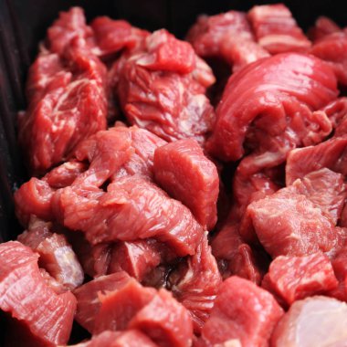 Studio resim sığır eti keser