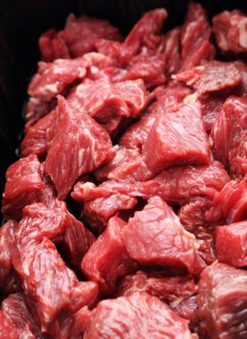 Studio resim sığır eti keser