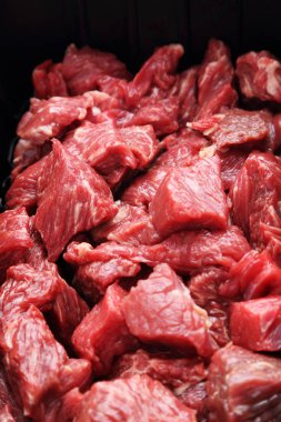 Studio resim sığır eti keser