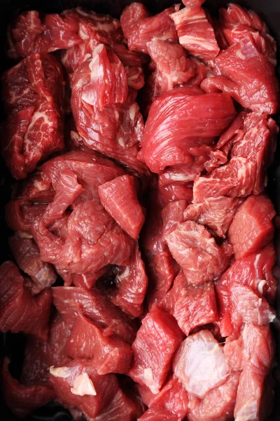 Estudio Imagen Cortes Carne Res — Foto de Stock