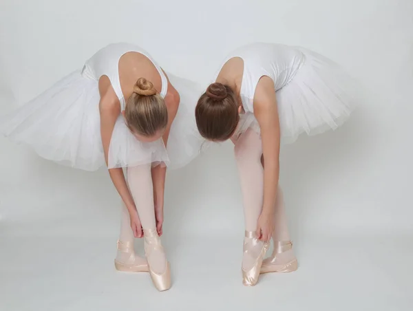 Funny Little Ballerinas Studio — Stock Photo, Image