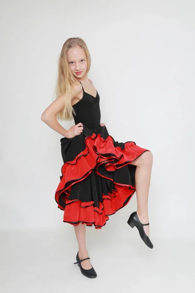 Студійне Зображення Танцюриста Фламенко — стокове фото