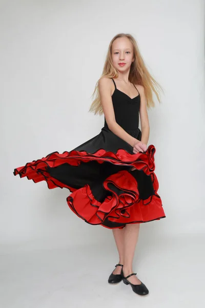 Studio Image Tanečnice Flamenca — Stock fotografie