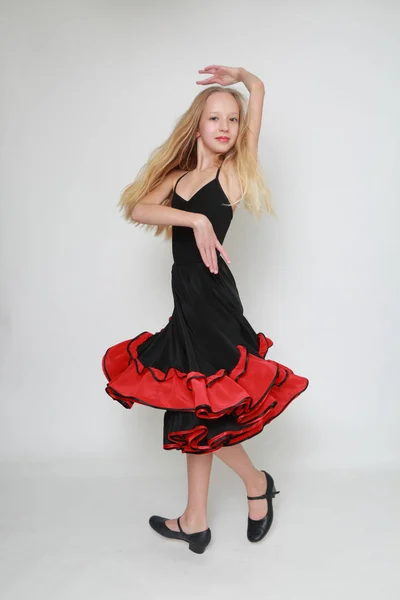 Студійне Зображення Танцюриста Фламенко — стокове фото