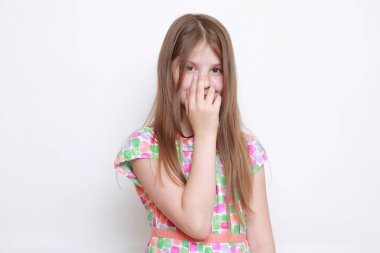 Studio duygusal küçük kız