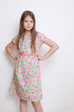 Stüdyo imge-in duygusal küçük kız