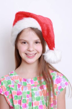 Stüdyo imge-in duygusal küçük kız 