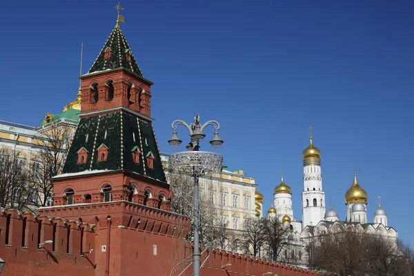 Buiten Uitzicht Het Kremlin Details Van Achtergrond Van Dijk Van — Stockfoto