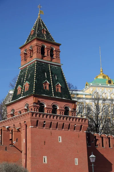 Buiten Uitzicht Het Kremlin Details Van Achtergrond Van Dijk Van — Stockfoto