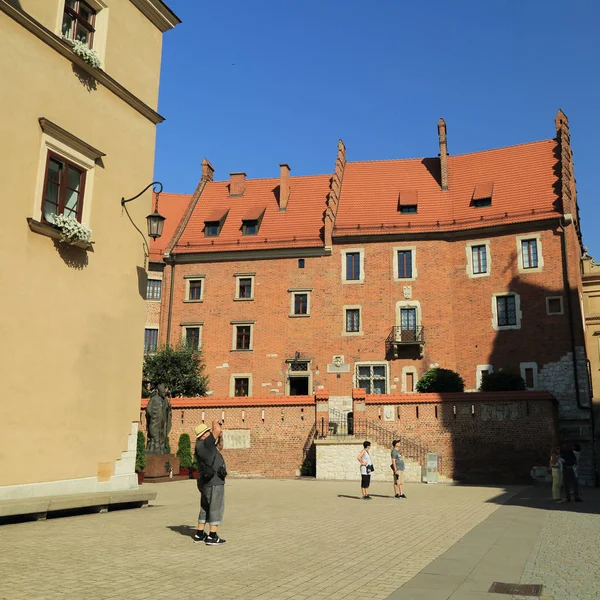 Krakau Polen August 2017 Wawel Hügel Mit Kathedrale Und Burg — Stockfoto