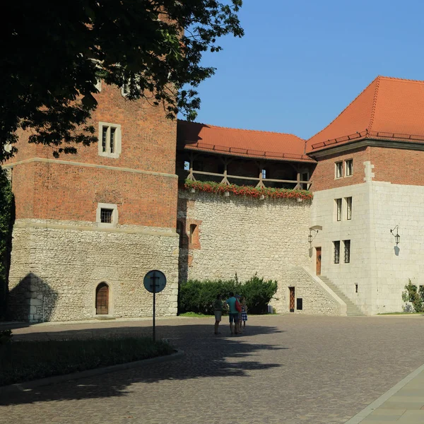 Krakow Poland August 2017 Wawel Hill Cathedral Castle Wawel Castle — Stock Photo, Image