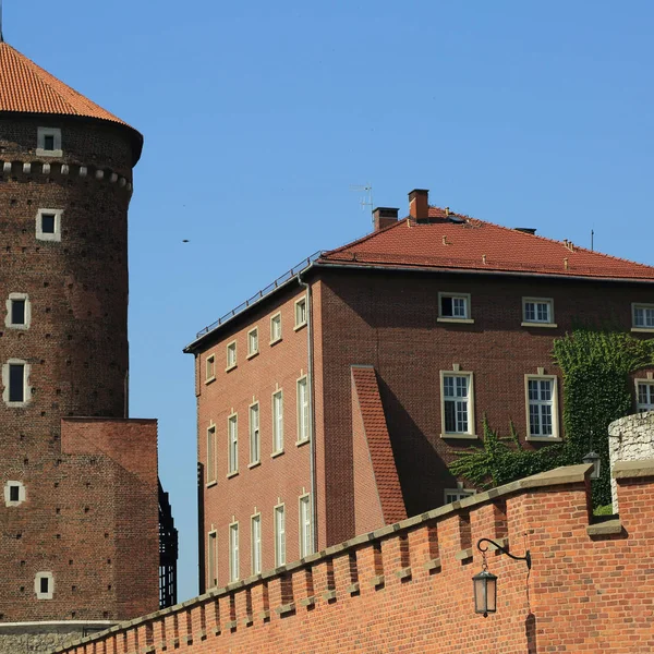 Krakau Polen August 2017 Wawel Hügel Mit Kathedrale Und Burg — Stockfoto