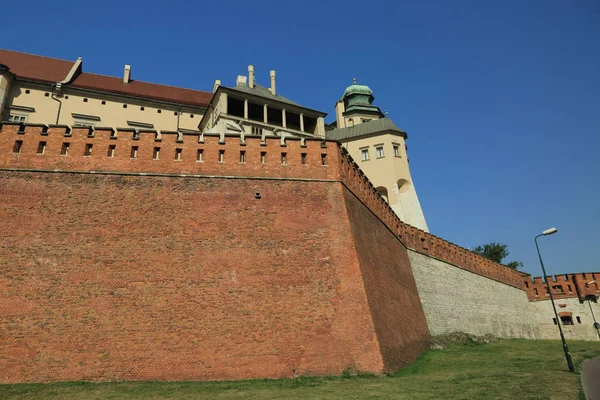 Krakau Polen August 2017 Wawel Hügel Mit Kathedrale Und Burg — Stockfoto