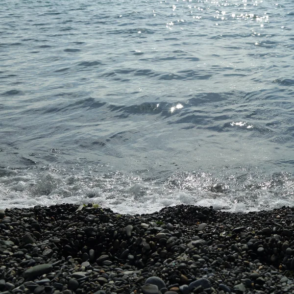 Море Над Черным Морем Сочи Российская Федерация Выбранный Фокус — стоковое фото