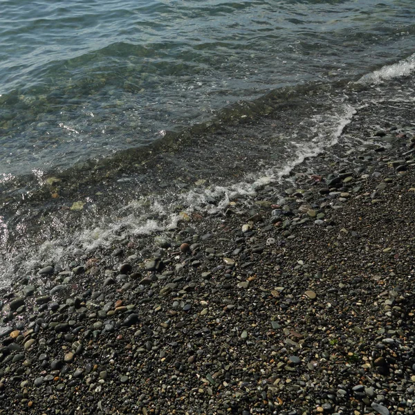 Litoral Sobre Mar Negro Sochi Federação Russa Foco Selecionado — Fotografia de Stock