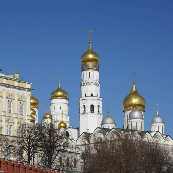 Vista Esterna Sul Cremlino Dettaglio Sullo Sfondo Del Terrapieno Cremlevskaya — Foto Stock