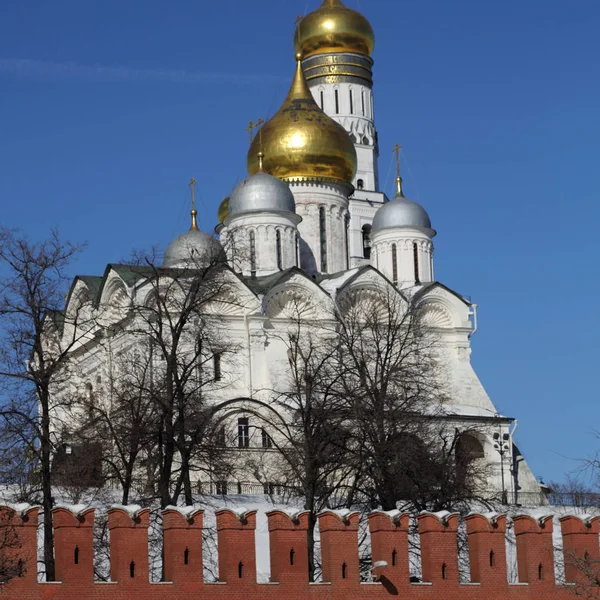 Blick Auf Kremlin Detail Aus Dem Hintergrund Des Kremlevskaja Dammes — Stockfoto